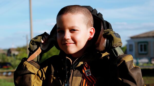 Восьмилетний мальчик Алеша из села Веселая Лопань в Белгородской области