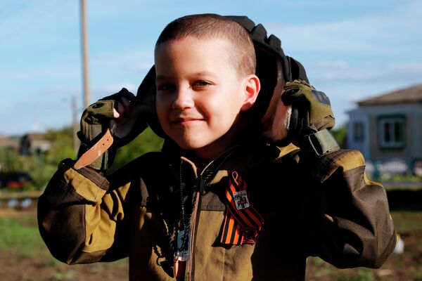Восьмилетний мальчик Алеша из села Веселая Лопань в Белгородской области