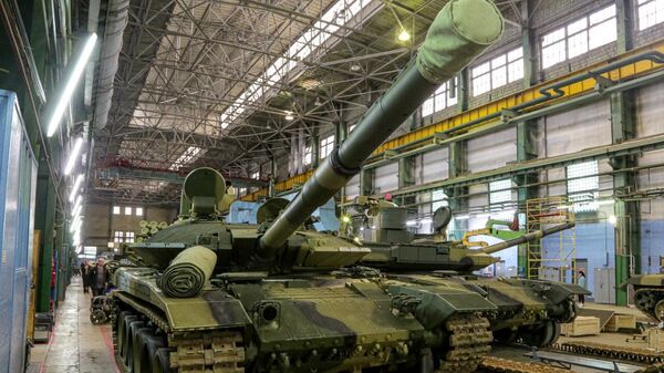 Отправка танков Т-90М Прорыв с Уралвагонзавода. Архивное фото
