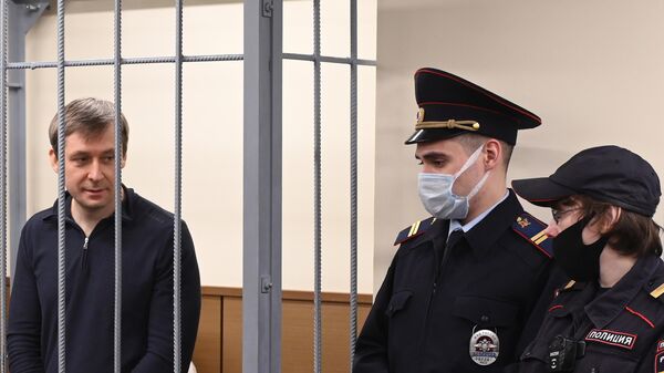 Бывший полковник МВД Дмитрий Захарченко в Пресненском суде Москвы