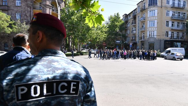 Акция протеста оппозиции в Ереване