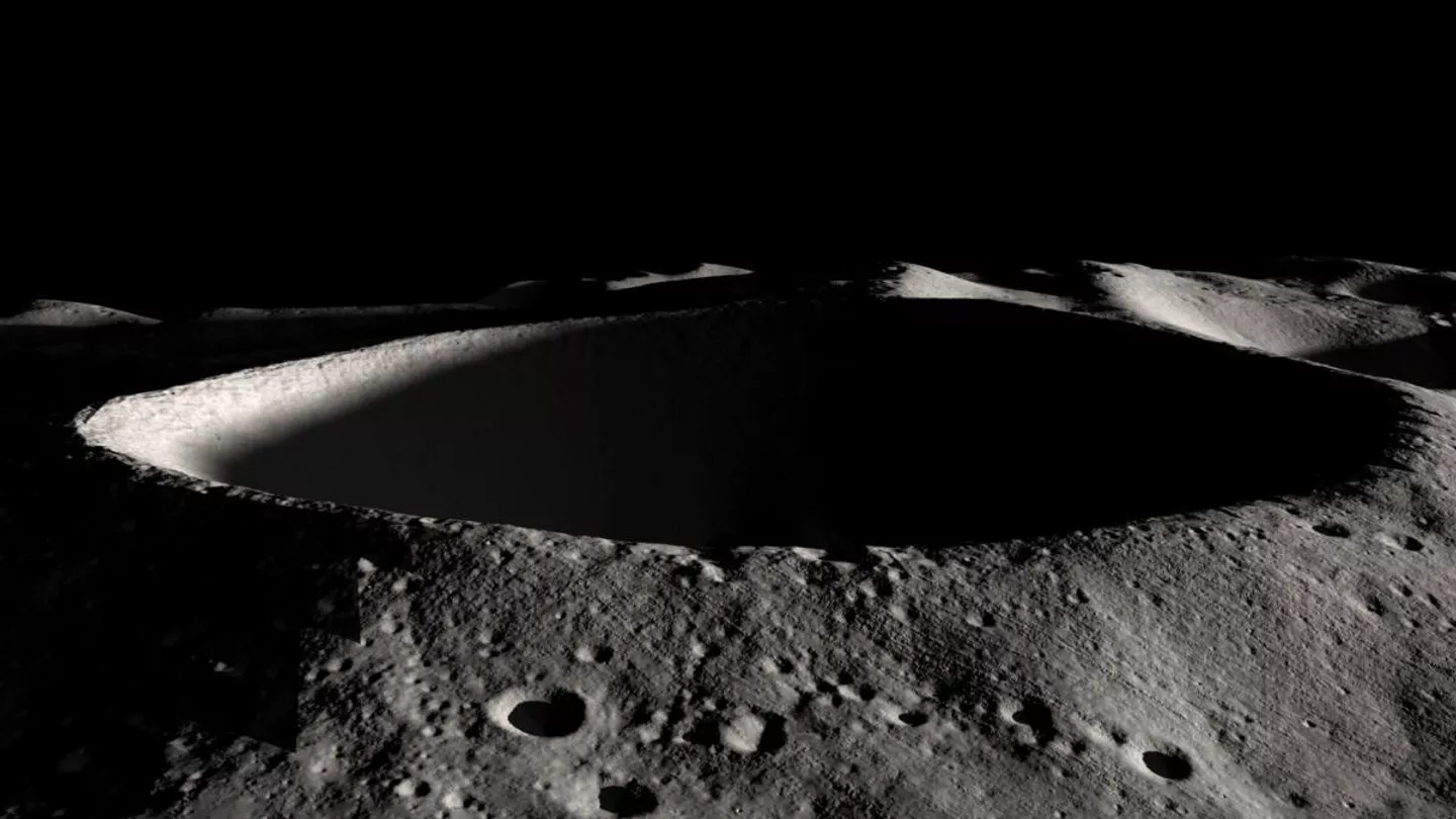 Лунный кратер Шеклтон