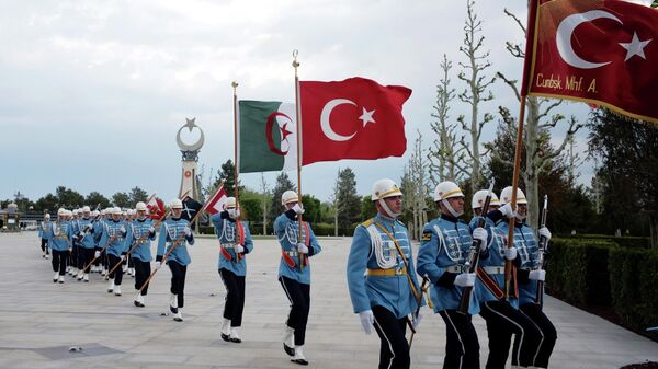 Почетный караул турецкой армии, Анкара, Турция