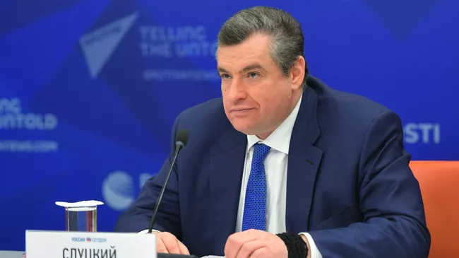 Глава думского комитета по международным делам и лидер ЛДПР Леонид Слуцкий