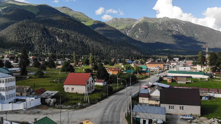 Поселок Архыз в Карачаево-Черкесии