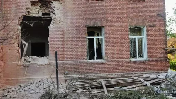 Consequences of the shelling by the Armed Forces of Ukraine of the village of Tetkino in the Kursk region Consequences of the shelling by the Armed Forces of Ukraine of the village of Tetkino in the Kursk region
