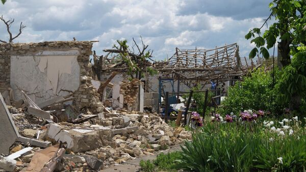 Разрушения в городе Снегиревке Николаевской области