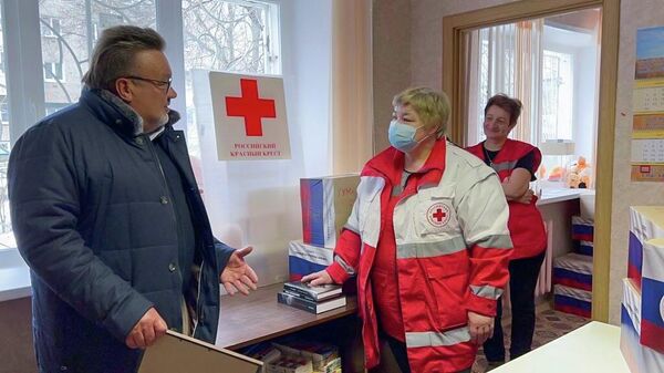 Представитель Союза Офицеры группы “Альфа” в Воскресенском отделение Российского Красного Креста