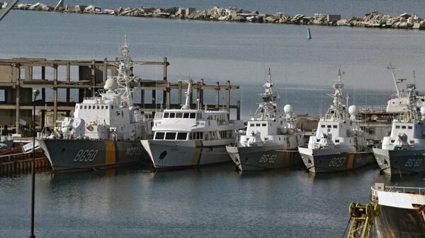 Корабли береговой охраны в Одесском порту