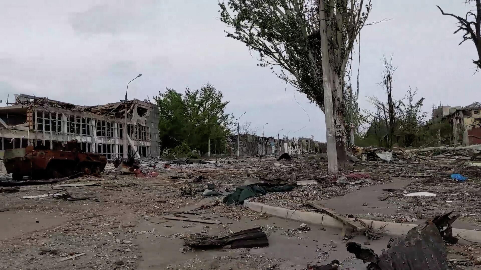 Украинские боевики при отступлении уничтожали жилые дома вместе с жильцами – заявил военный ДНР - РИА Новости, 1920, 22.05.2022