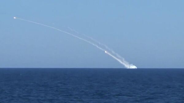 Запуск ракет Калибр с подлодки ЧФ по объектам ВСУ