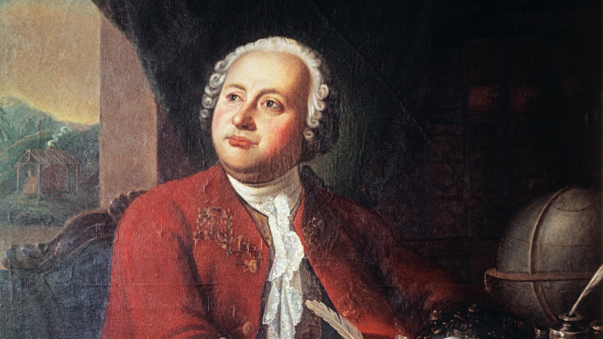Репродукция портрета Михаила Ломоносова - РИА Новости, 1920, 19.11.2023