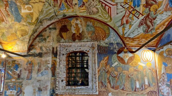 Тутаев. Росписи внутри Воскресенского собора