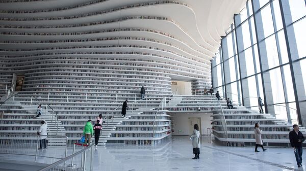 Tianjin Binhai Library in China