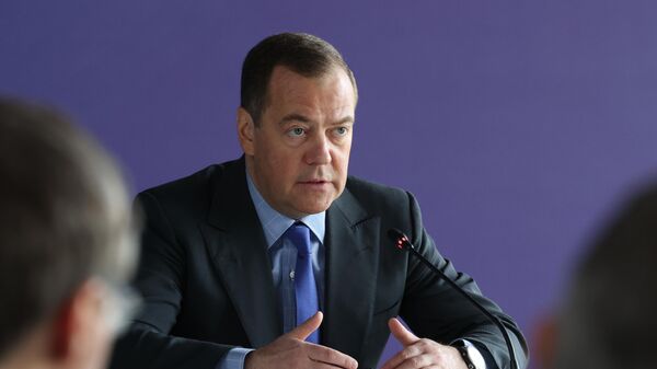 Заместитель председателя Совета безопасности РФ, председатель попечительского совета фонда Сколково Дмитрий Медведев