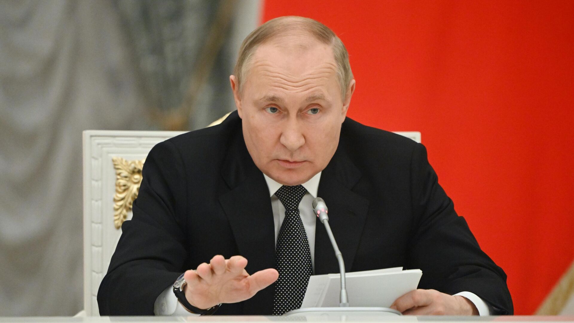 Президент России Владимир Путин проводит заседание президиума Государственного Совета - РИА Новости, 1920, 27.05.2022