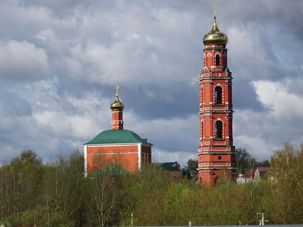 Георгиевская церковь. Её колокольня - самая высокая на Орловской земле