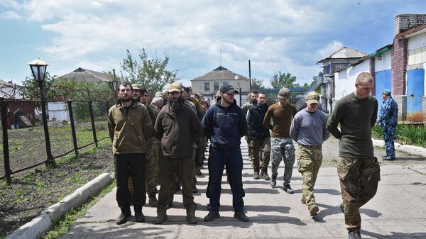 Украинские военнопленные в исправительном учреждении