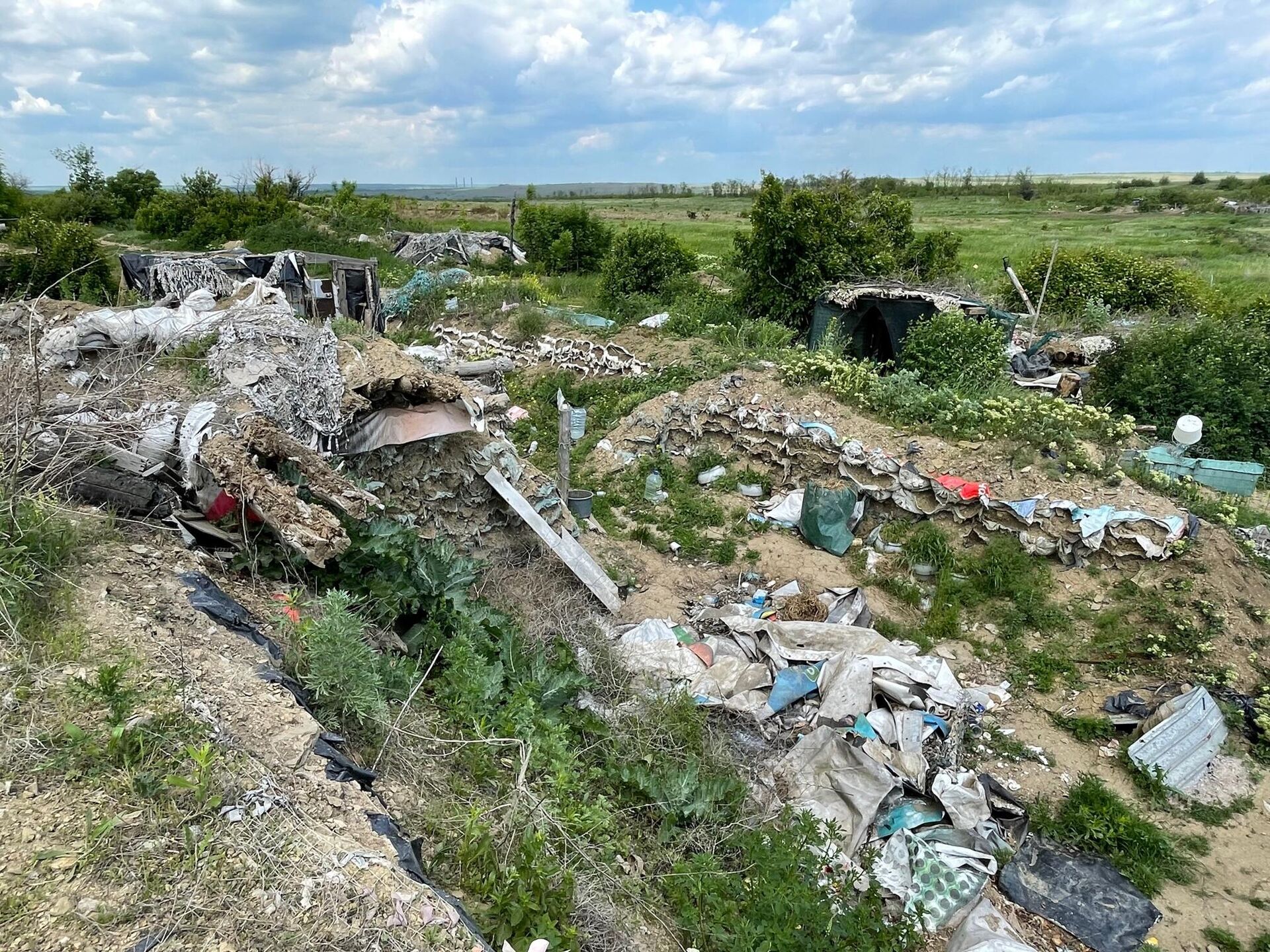  Освобожденный Светлодарск и окрестности - РИА Новости, 1920, 01.06.2022