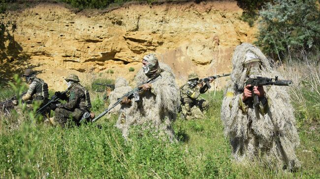 Учения войск территориальной обороны Украины