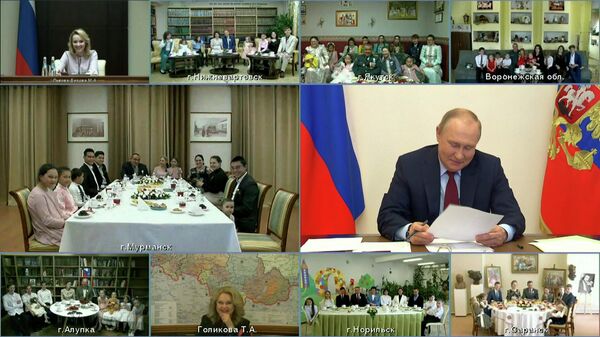 Многодетная семья из Мурманска пригласила Путина в гости