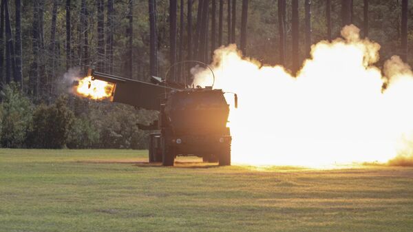 Американская высокомобильная ракетно-артиллерийская система оперативно-тактического назначения HIMARS. Архивное фото