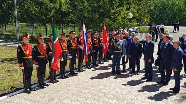 Секретарь Совета Безопасности Российской Федерации Николай Патрушев  во время посещения Тетюшского района Республики Татарстан