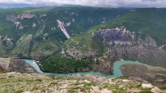 Сулакский каньон в Дагестане