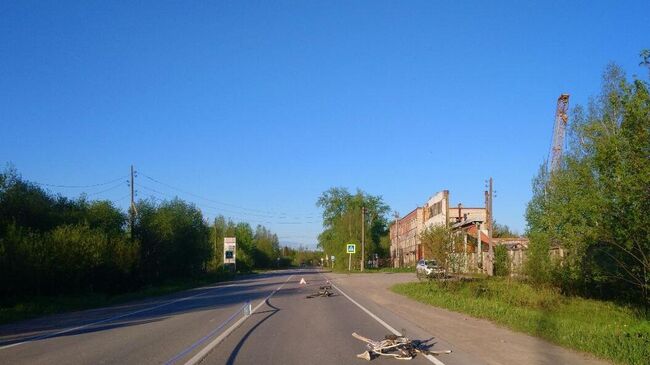 Последствия ДТП с участием пьяного водителя городе Александровске Пермского края