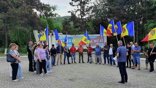 Антиправительственный митинг в Ниспоренах, Молдавия