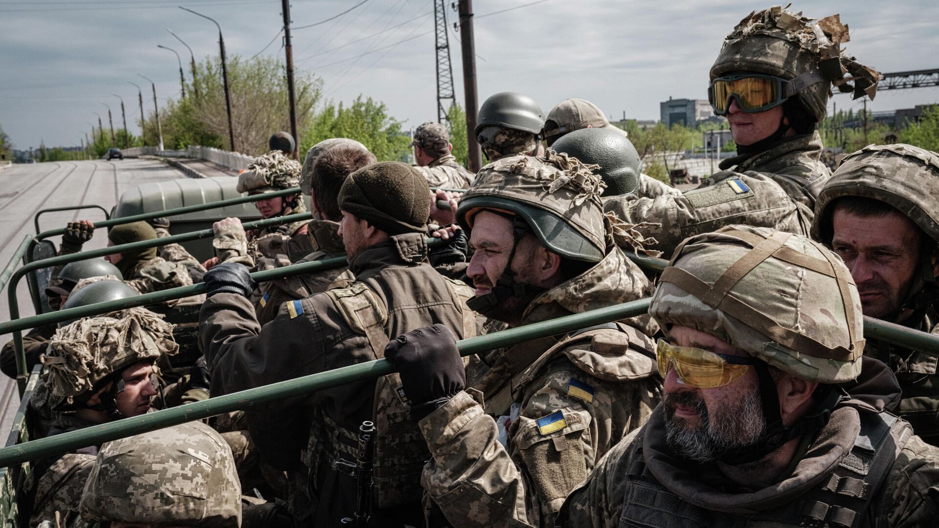 Украинские военные возле Краматорска - РИА Новости, 1920, 05.06.2022