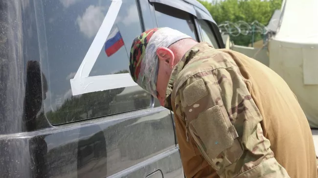 Взятый в плен боевик ВСУ