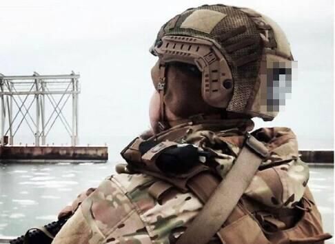 Знак Мертвая голова на каске украинского военного. Фотография из телеграм-канала Зе Хайль. Знак Мертвая голова на каске украинского военного. Фотография из телеграм-канала Зе Хайль. - РИА Новости, 1920, 01.06.2022