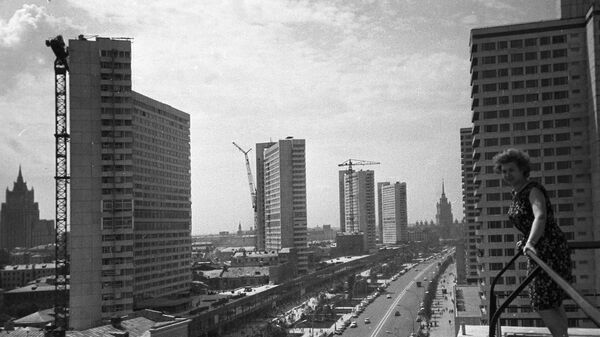 Строительство проспекта Калинина (ныне Новый Арбат) в Москве