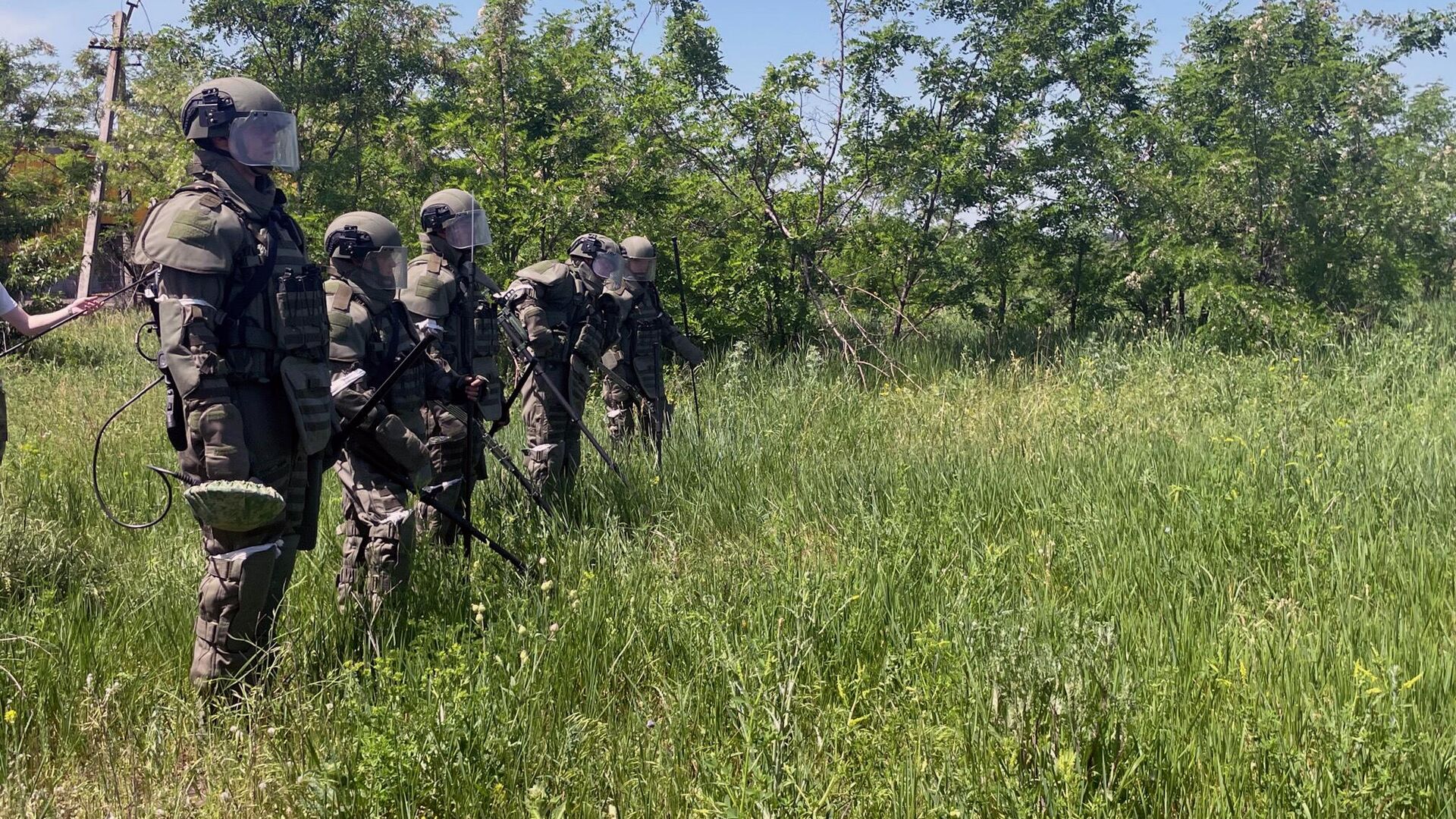 Саперы Международного противоминного центра Вооруженных сил России  - РИА Новости, 1920, 29.06.2022