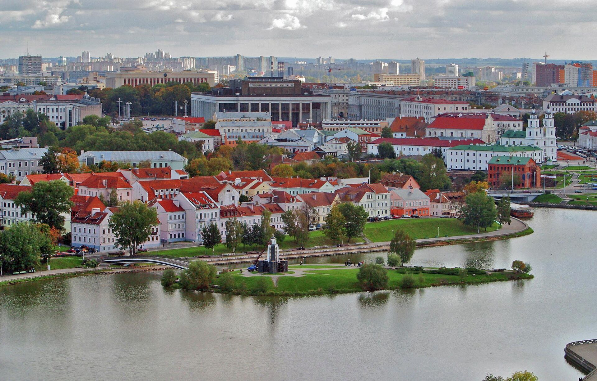 Троицкое предместье в Минске  - РИА Новости, 1920, 10.06.2022