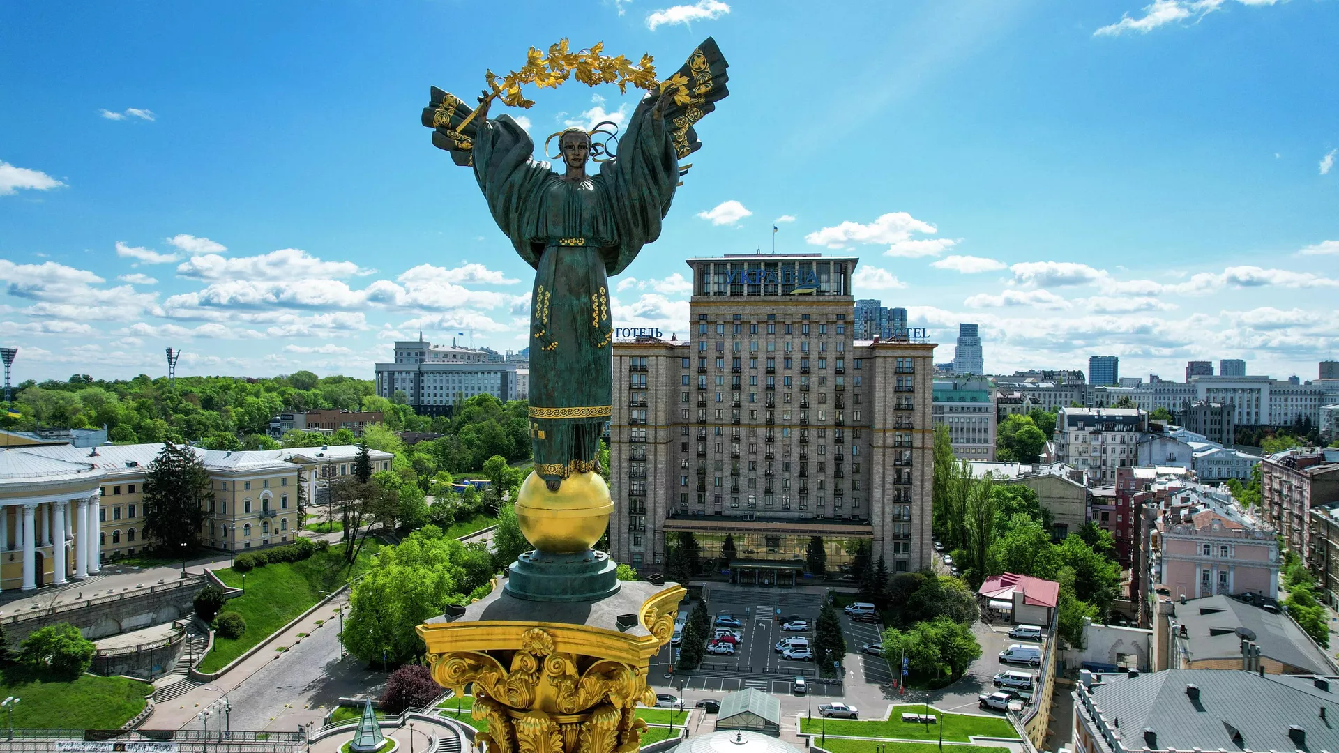 Площадь Украины Киева сейчас