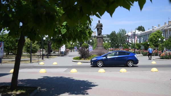 Памятник графу Воронцову в Бердянске