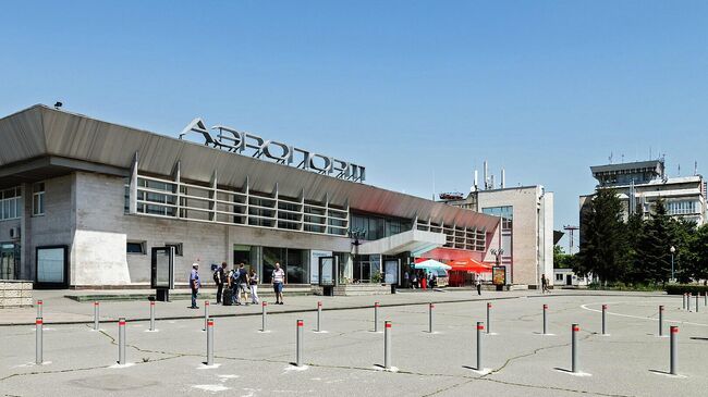 Общий вид на аэропорт Владикавказ