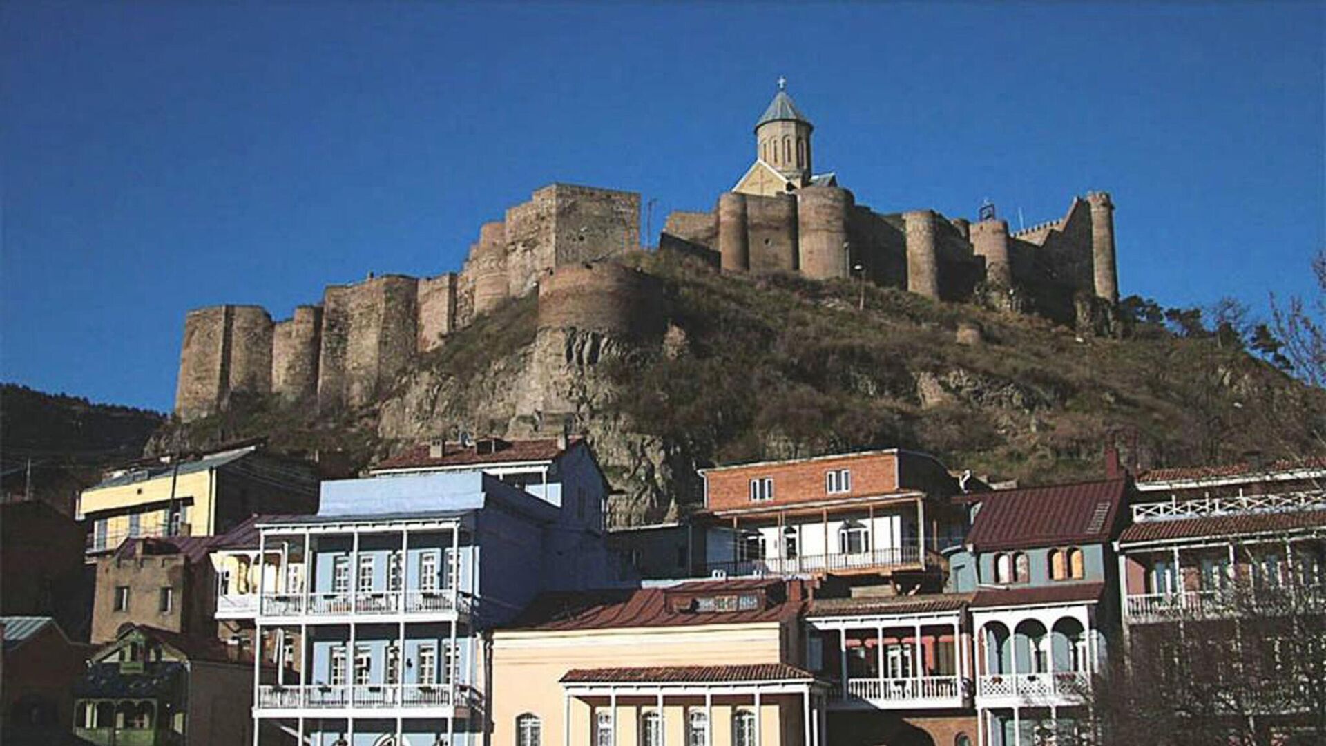 Нарикала - крепостной комплекс на горе Мтацминда в Старом Тбилиси - РИА Новости, 1920, 15.06.2022