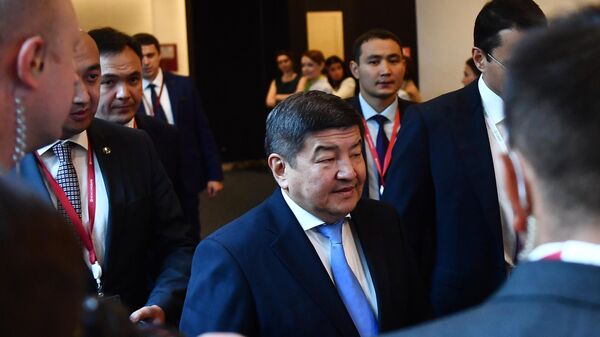 Премьер-министр Киргизии Акылбек Жапаров на ПМЭФ-2022