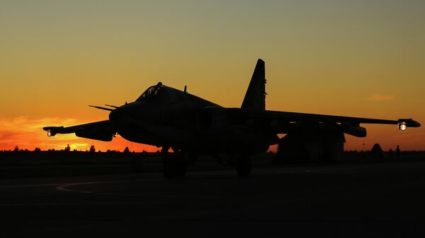 Штурмовик Су-25 перед вылетом. Архивное фото 