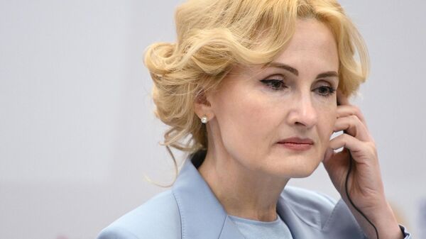 Заместитель председателя Государственной Думы РФ Ирина Яровая на ПМЭФ-2022