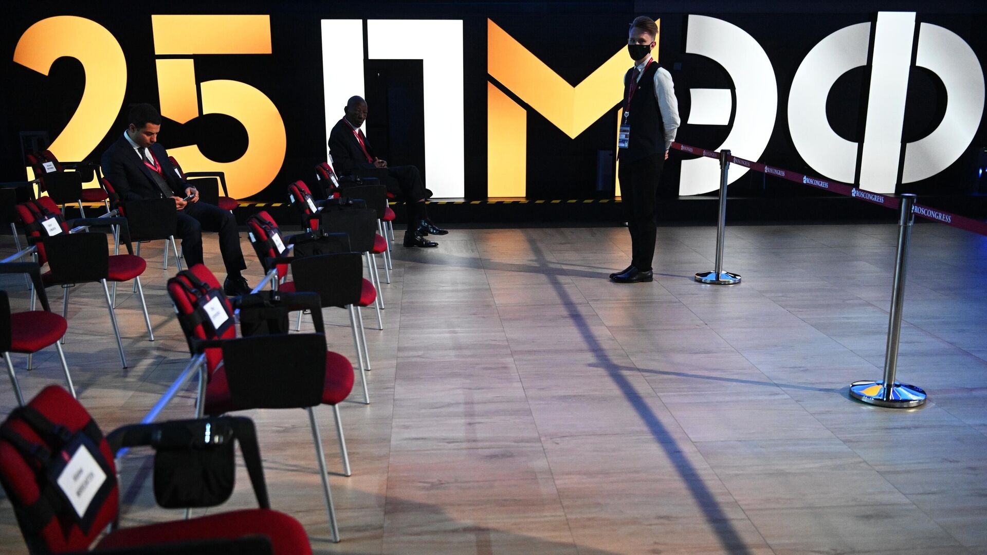 В зале перед началом пленарного заседания XXV Петербургского международного экономического форума - 2022 - РИА Новости, 1920, 18.06.2022