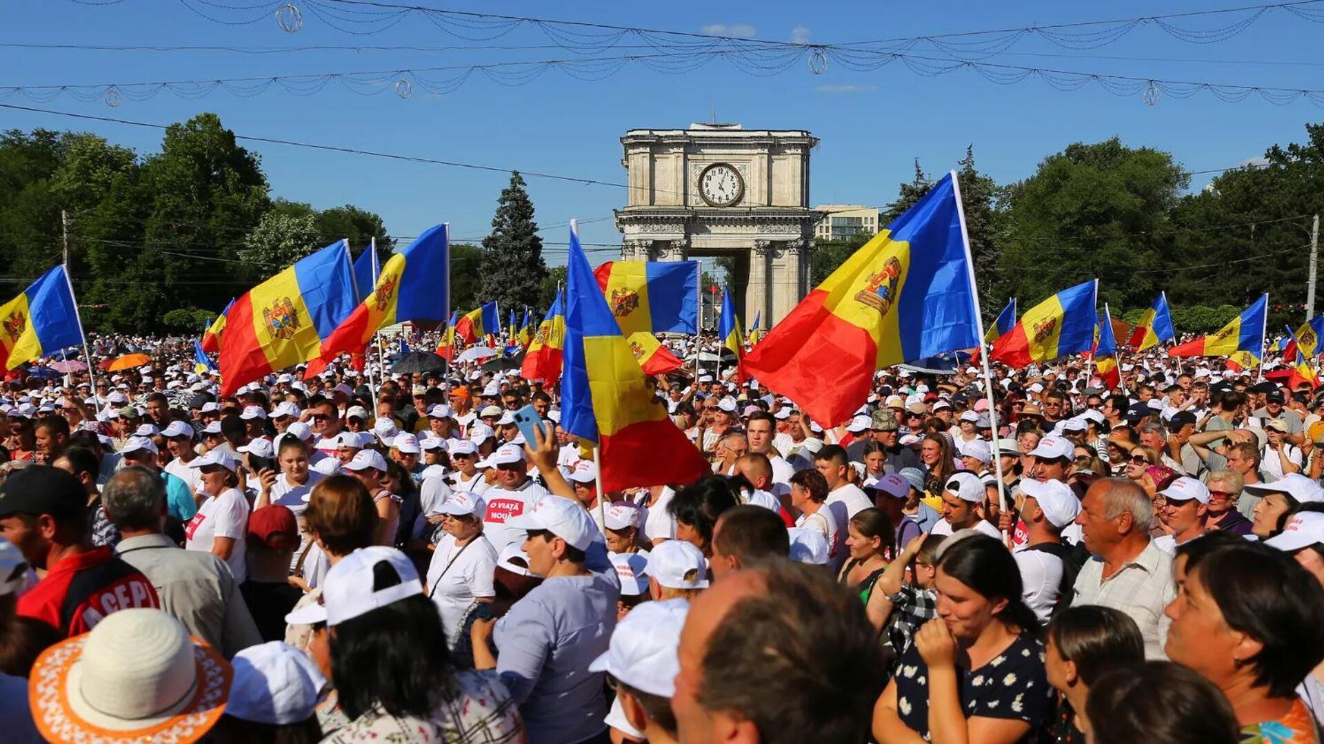 Акция протеста в Молдавия - РИА Новости, 1920, 08.07.2022