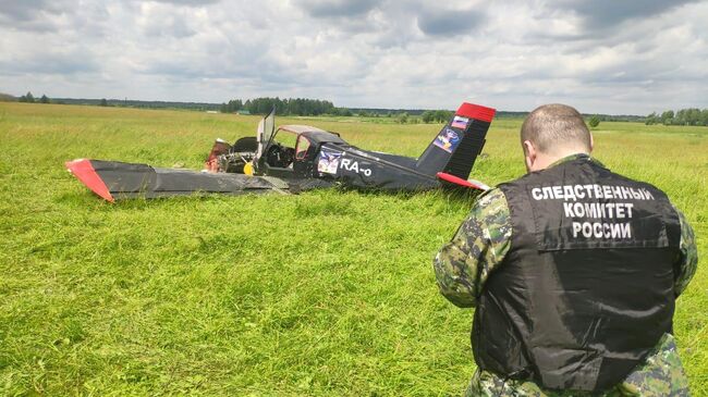 Крушение легкомоторного самолета в Тверской области