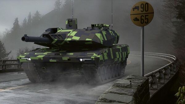Перспективный немецкий танк KF51 Panther