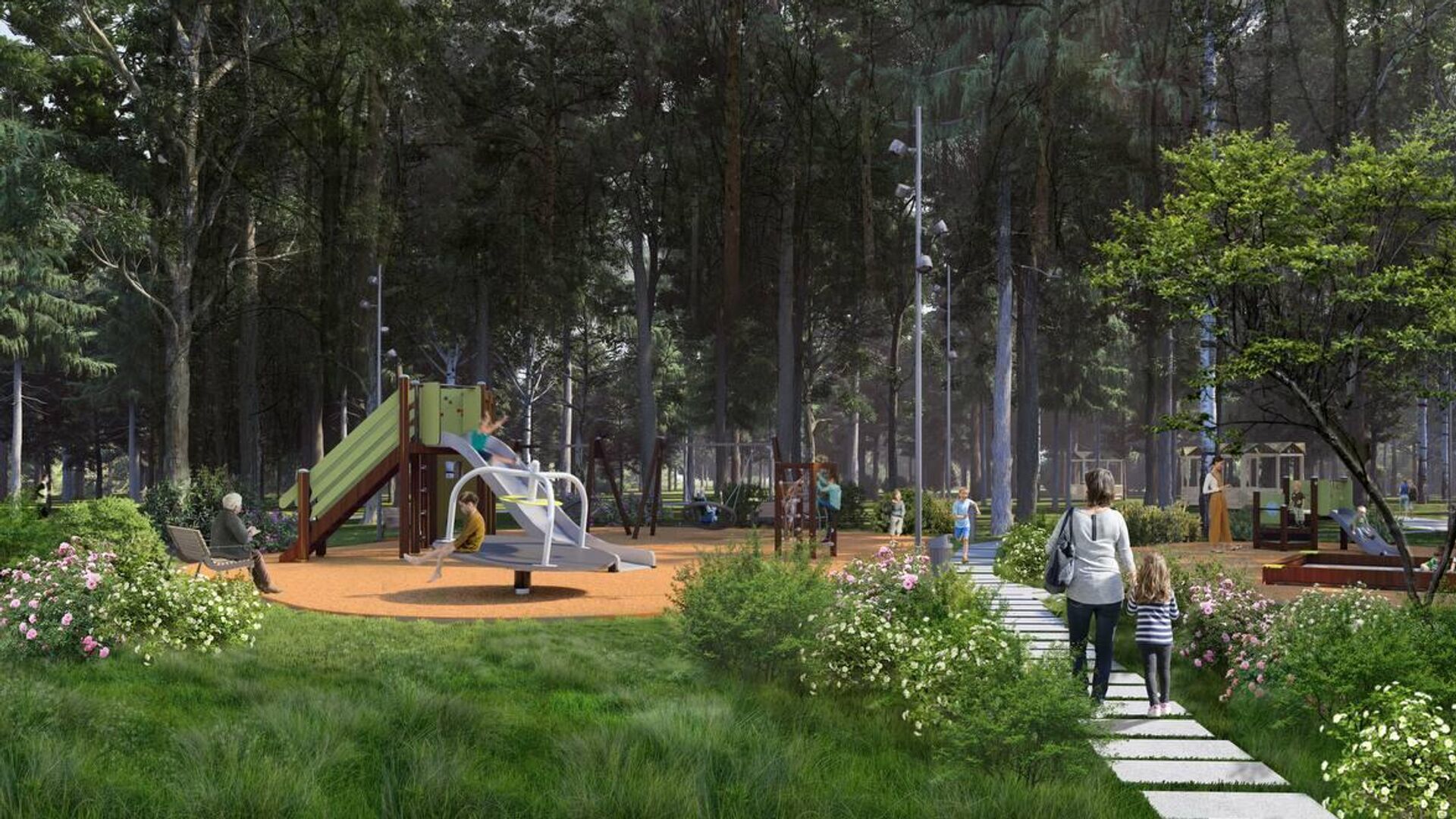 Новые детские площадки появятся на северо-западе Москвы - РИА Новости,  20.06.2022
