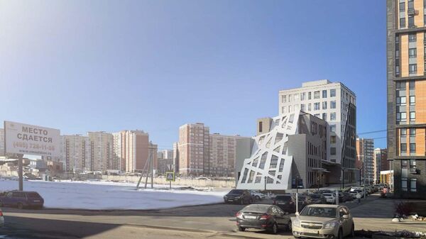 Общественный центр со школой искусств в стиле деконструктивизм в новой Москве