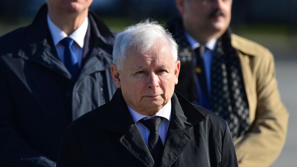 Лидер правящей польской партии Закон и справедливость Ярослав Качиньский